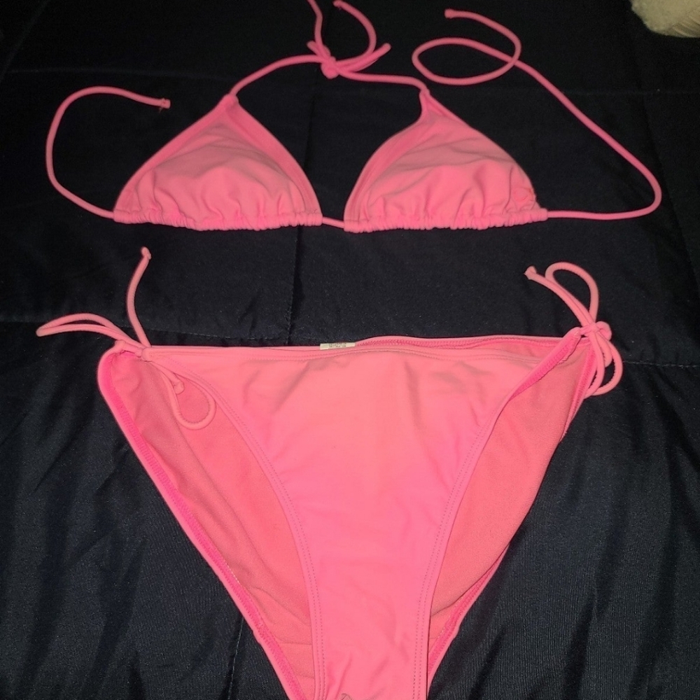 Pink bikini